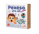 Pexeso pro uši a hmat - naučná společenská hra pro sluch, zrak a hmat v krabici 24,5x25,5x6cm