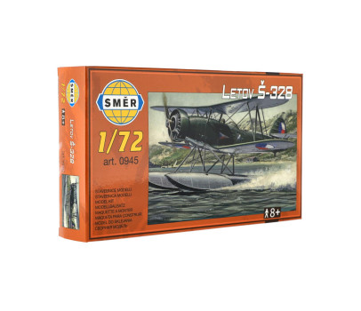 Model Letov Š-328 plast 19x14,4cm v krabici 25x14,5x5cm