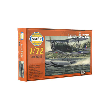 Model Letov Š-328 plast 19x14,4cm v krabici 25x14,5x5cm