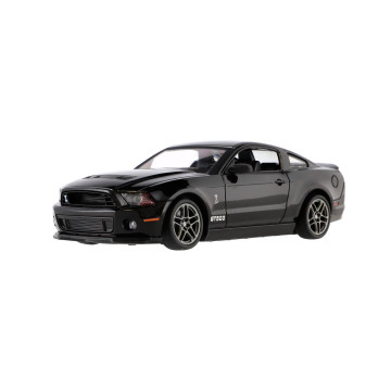 Auto RC Ford Shelby GT500 plast 18cm 2,4GHz na dálk. ovládání na baterie se světlem v krabici 29x11