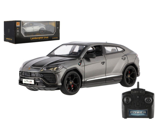 Auto RC Lamborghini Urus plast 20cm 2,4GHz na dálk. ovládání na baterie se světlem v krabici 29x11