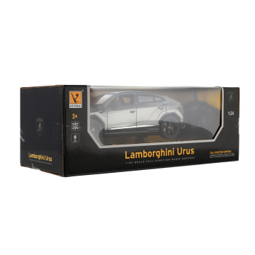 Auto RC Lamborghini Urus plast 20cm 2,4GHz na dálk. ovládání na baterie se světlem v krabici 29x11