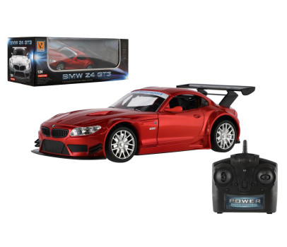 Auto RC BMW Z4 plast 18cm 2,4GHz na dálk. ovládání na baterie se světlem v krabici 29x11x14cm
