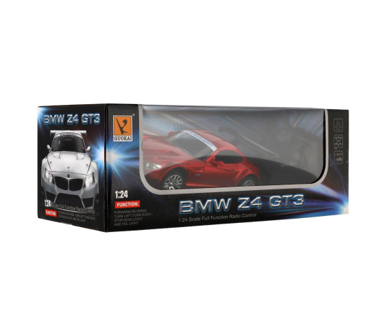 Auto RC BMW Z4 plast 18cm 2,4GHz na dálk. ovládání na baterie se světlem v krabici 29x11x14cm