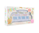 Piánko zvířátka plast 35cm pro nejmenší na baterie se zvukem v krabici 43x24x9cm