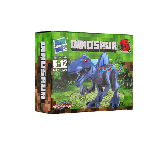 Stavebnice dinosaurus plast mix druhů v krabičce 13x10cm
