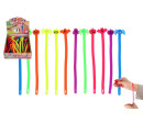 Hračka antistresová halloween natahovací silikon 20cm 6 druhů 90ks v boxu