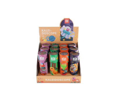 Kaleidoskop - Krasohled Dinosaurus papír 17cm 4 barvy 12ks v boxu
