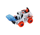 Auto vesmírné s astronautem plast 9x13cm na setrvačník v krabici
