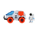 Auto vesmírné s astronautem plast 9x13cm na setrvačník v krabici