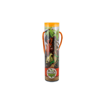 Dinosauři plast 5-8cm v tubě 12ks v boxu