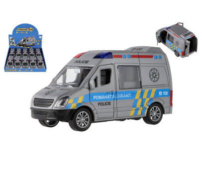 Auto policie plast 12cm na setrvačník 10ks v boxu