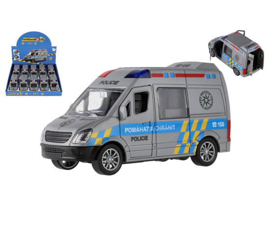 Auto policie plast 12cm na setrvačník 10ks v boxu