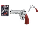 Revolver/Pistole na kapsle 8 ran kov 22cm na kartě