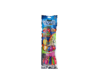 Vodní bomby 37ks s nástavcem na kohoutek v sáčku 10x32cm