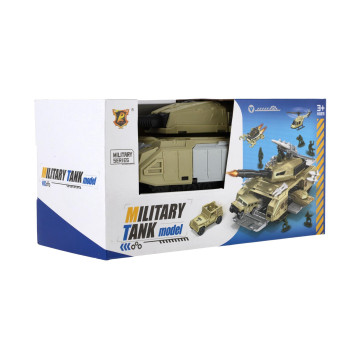Tank s doplňky plast 13x25cm na volný chod v krabici 28x15x13cm