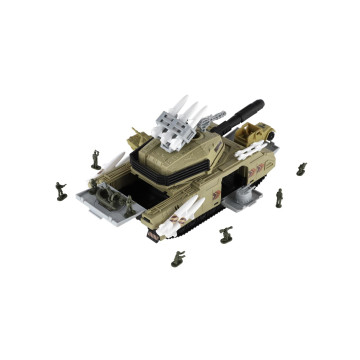 Tank s doplňky plast 13x25cm na volný chod v krabici 28x15x13cm