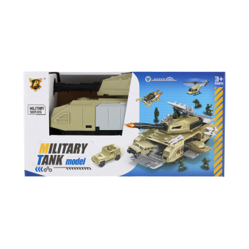 Tank s doplňky plast 13x25cm na volný chod v krabici 28x15x13cm