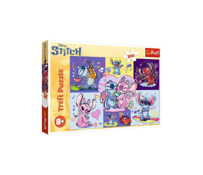 Puzzle Lilo&Stitch - Bláznivý Stitch 300 dílků 60x40cm v krabici 40x27x4cm