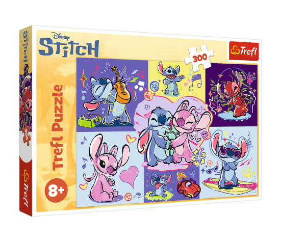 Puzzle Lilo&Stitch - Bláznivý Stitch 300 dílků 60x40cm v krabici 40x27x4cm