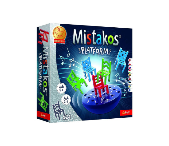 Mistakos platforma na baterie se zvukem společenská hra v krabici 26x26x8cm