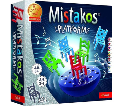 Mistakos platforma na baterie se zvukem společenská hra v krabici 26x26x8cm