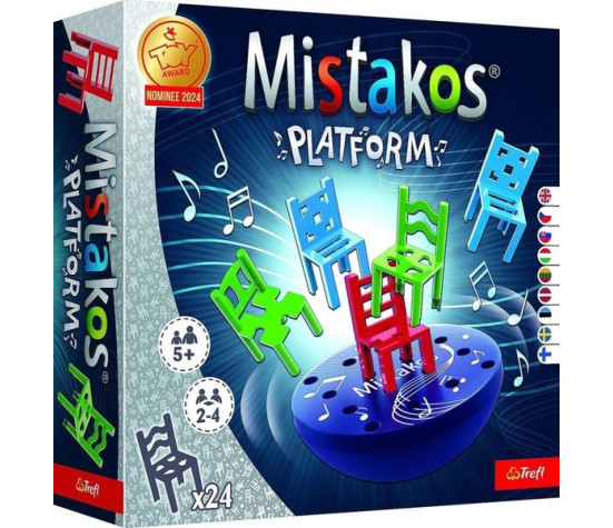 Mistakos platforma na baterie se zvukem společenská hra v krabici 26x26x8cm