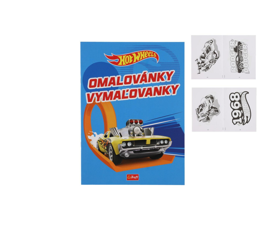 Omalovánky Hot Wheels 20x27,5cm