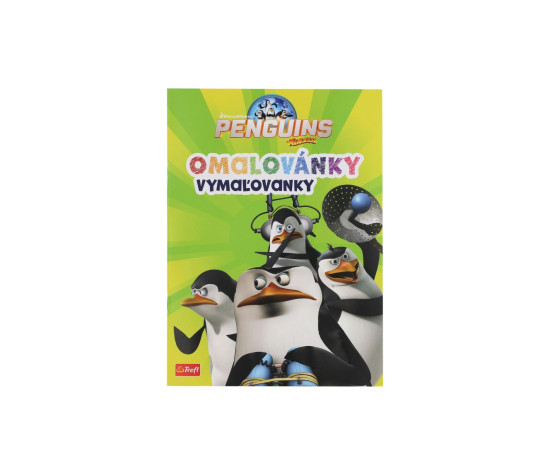 Omalovánky Tučňáci z Madagaskaru 20x27,5cm