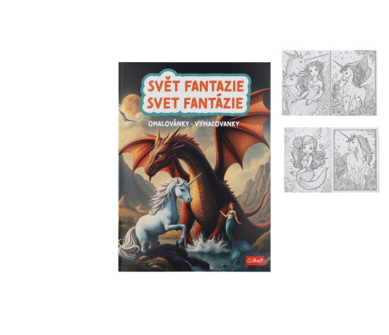 Omalovánky Svět fantazie 20x27,5cm