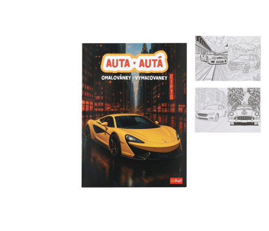 Omalovánky Auta 20x27,5cm