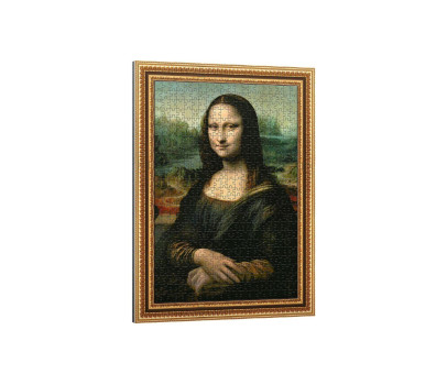 Puzzle deskové ArtFrame: Mona Lisa, Leonardo da Vinci 40x55,5cm 500 dílků ve fólii