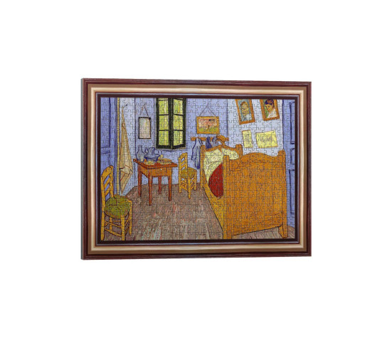 Puzzle deskové ArtFrame: Vincentův pokoj v Arles - Vincent van Gogh 55,5x40cm 500 dílků ve fólii