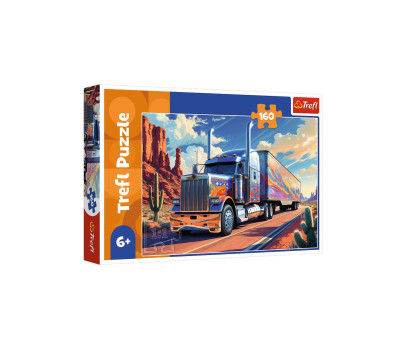 Puzzle Kamion na cestě 41x27,5cm 160 dílků v krabici 29x19x4cm