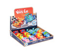 Auto/Formule závodní pro nejmenší měkký plast 8cm na volný chod 6 barev 12ks v boxu 18m+