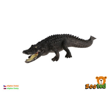 Aligátor čínský zooted plast 19cm