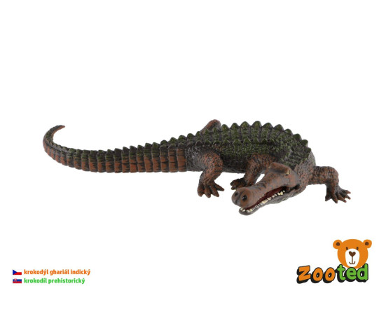 Krokodýl ghariál indický plast 17cm