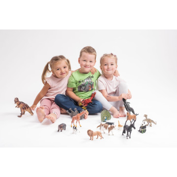 Krokodýl ghariál indický plast 17cm