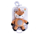 Srneček babyted natahovací hrací strojek plyš 30cm závěs na postýlku/kočárek na kartě v sáčku 0m+