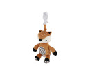 Srneček babyted natahovací hrací strojek plyš 30cm závěs na postýlku/kočárek na kartě v sáčku 0m+