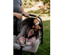 Srneček babyted natahovací hrací strojek plyš 30cm závěs na postýlku/kočárek na kartě v sáčku 0m+