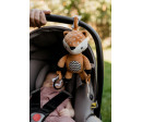 Srneček babyted natahovací hrací strojek plyš 30cm závěs na postýlku/kočárek na kartě v sáčku 0m+