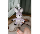 Zajíček babyted natahovací hrací strojek plyš 30cm závěs na postýlku/kočárek na kartě v sáčku 0m+