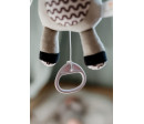 Slon babyted natahovací hrací strojek plyš 30cm závěs na postýlku/kočárek na kartě v sáčku 0m+