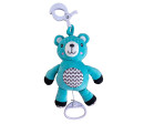 Medvídek babyted natahovací hrací strojek plyš 30cm závěs na postýlku/kočárek na kartě v sáčku 0m+