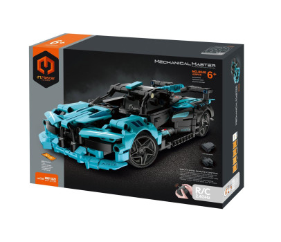 Stavebnice iM.MASTER programovací auto RC plast 2,4GHz 439 dílků na baterie v krabici 35x27x7cm