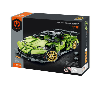 Stavebnice iM.MASTER závodní auto RC plast 2,4GHz 429 dílků dob. pack+ baterie v krabici
