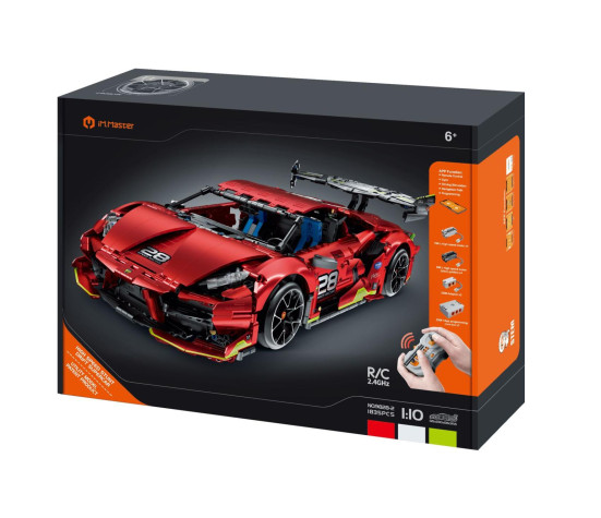 Stavebnice iM.MASTER terénní auto RC programovatelné plast 2,4GHz 1835 dílků dob. pack+bat. v krab.