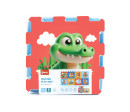Pěnové puzzle zvířátka zoo 30x30x1cm 8ks ve fólii 10m+