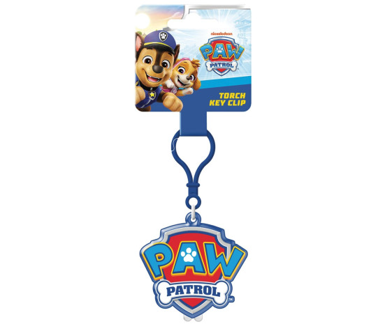 Přívěsek na klíče/Klíčenka Tlapková patrola/Paw patrol plast 10cm na baterie se světlem na kartě
